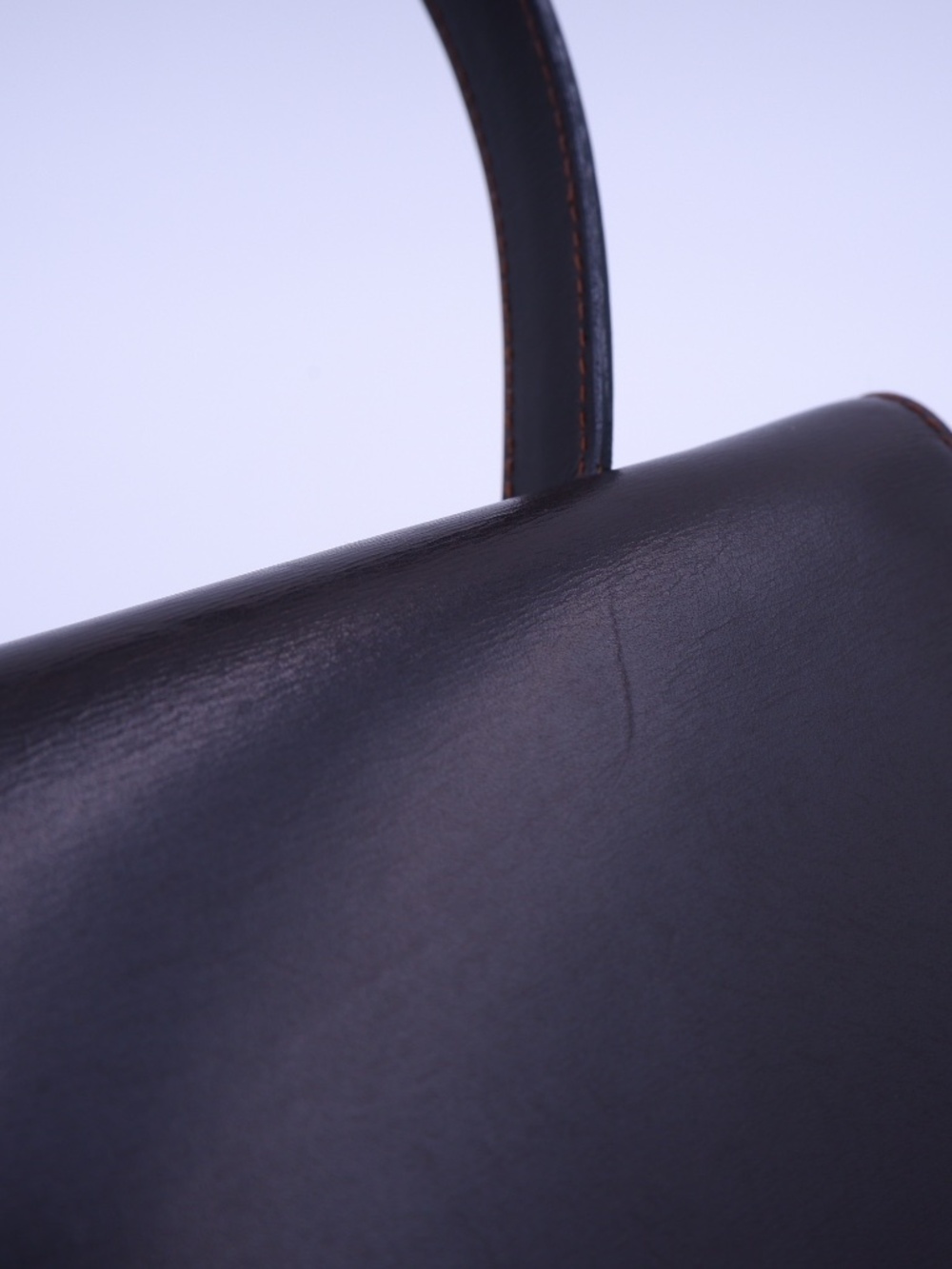 Celine Dark Chocolate Brown Equestrian Buckle Bag — 1970s–1980s - Picture 10 of 16